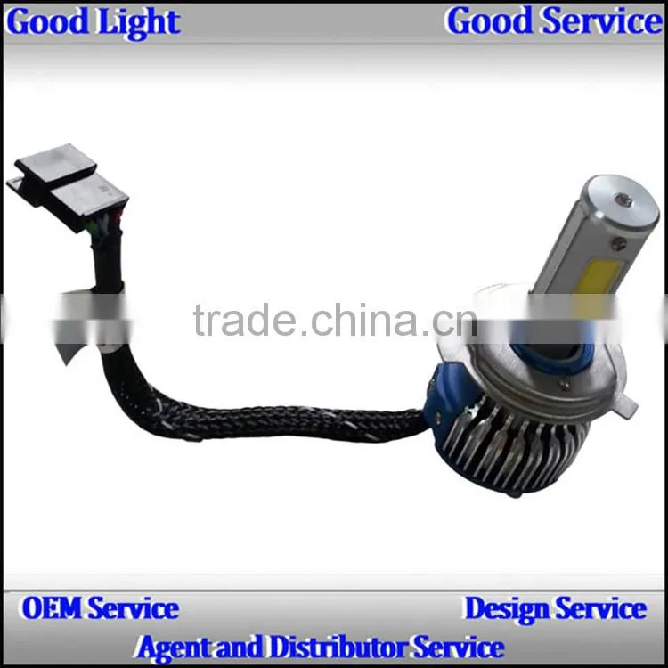 ovovs Super bright DC24V 12V 24w car led headlight 2600LM H4 h1 h3 for Motorcycle parts