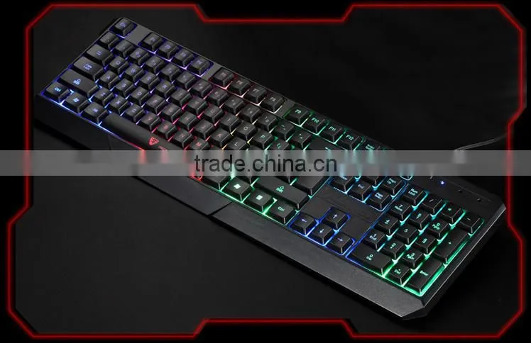 Gaming Keyboard with 7 colors backlight led