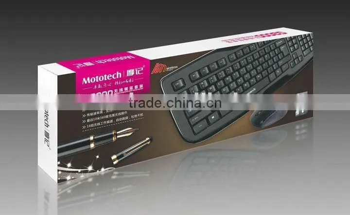 High quality Ultra-thin Wireless Keyboard And Mouse Combo Operating range upto 10M