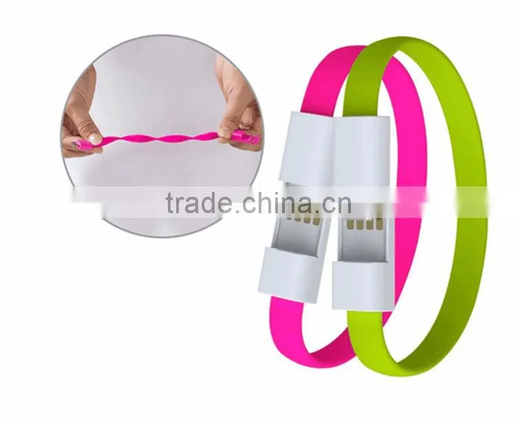 2016 new model bracelet usb cable