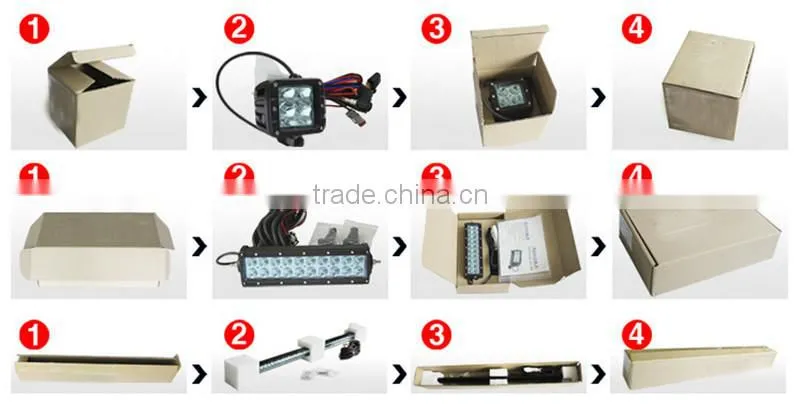 Wholesale 4D Osram offroade led light bar, cheap 52 inch offroad led light bar