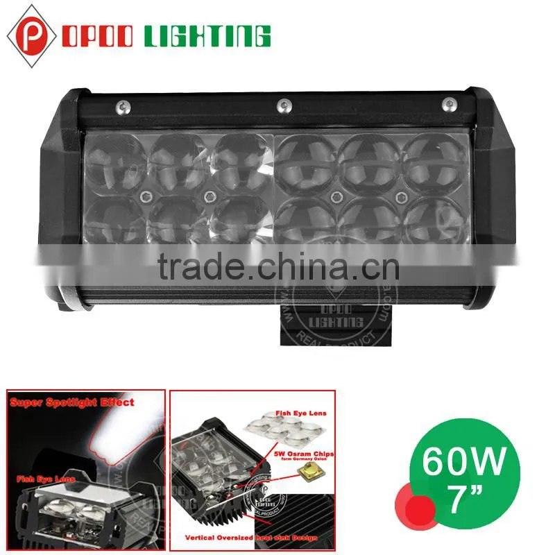 Hyper spot 4D reflectors slip bottom brackets 60w led bar