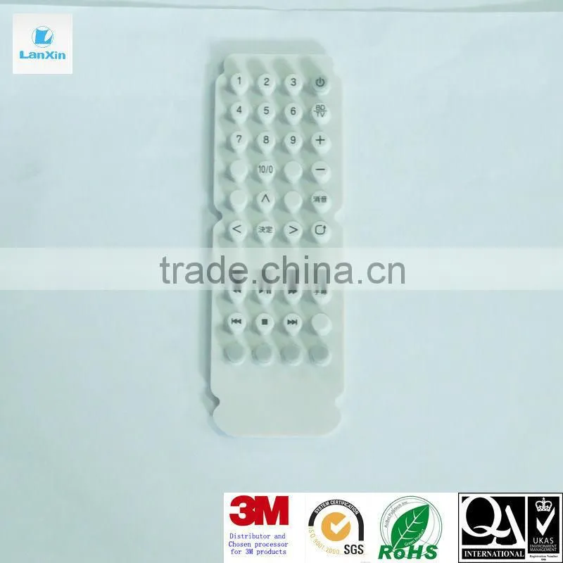 Custom silicon keypad for machine
