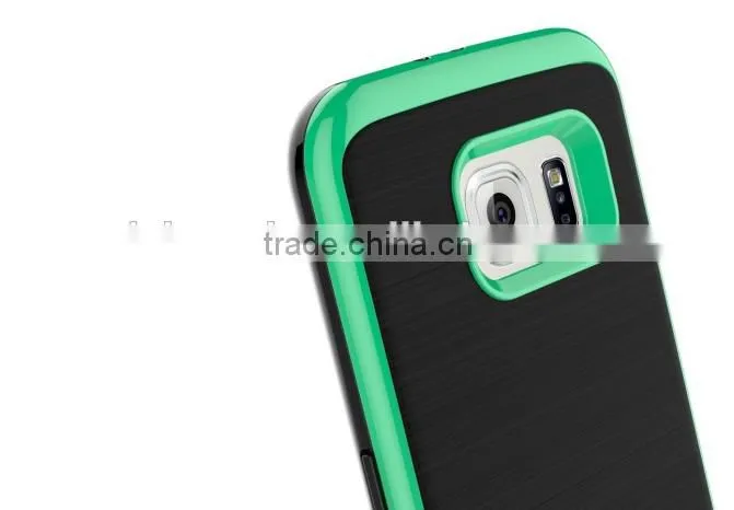 Fashion motomo cover case for S7 S7 edge Motomo Hybrid Silicon TPU 3 In 1 Brushed Tough Back Covers Shell for s7
