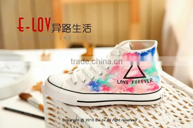 NO.Z108C Customized Fashional wholesale comfortable fancy stylish new design canvas high top sneakers shoes 2016