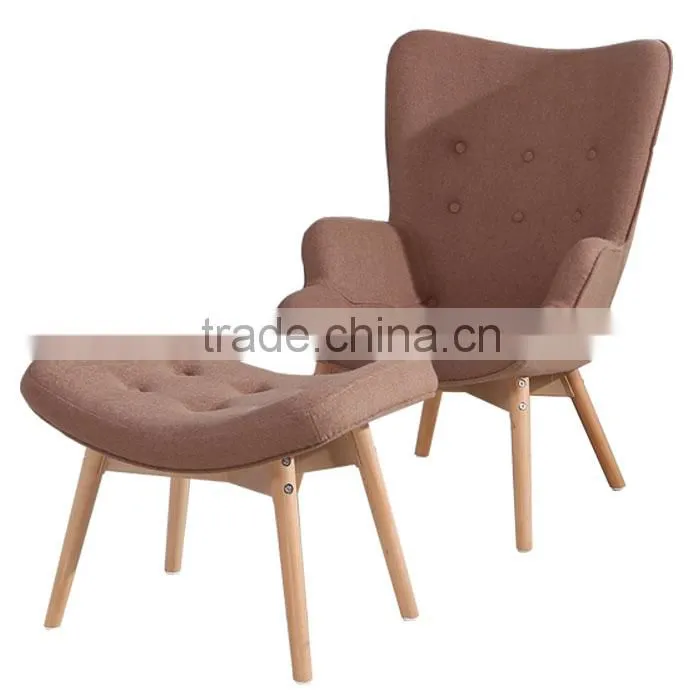 Wholesale Mid Century Modern Retro Designer Wood And Fabric Chairs