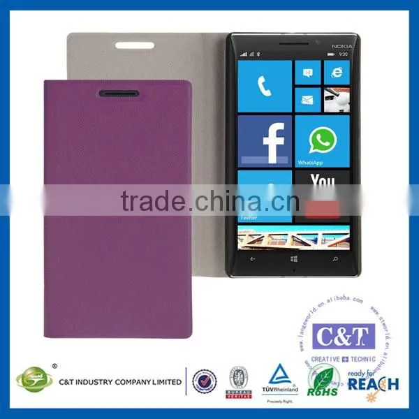 C&T Faux Leather Horizontal Executive Case for Nokia Lumia 930