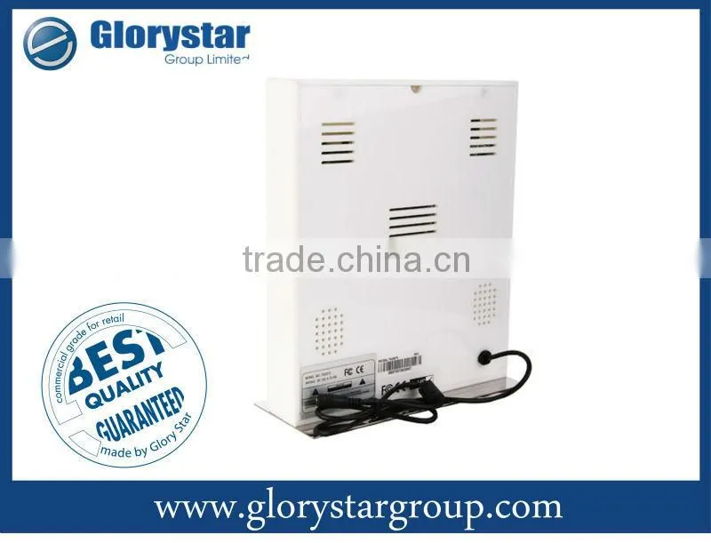 7" advertising display stand for retailer customer