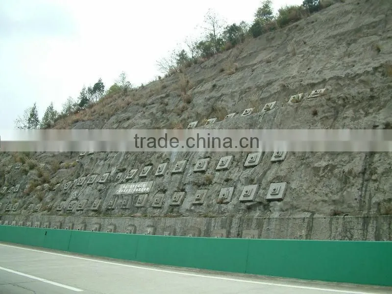 prestressed matching accessory for ground anchorage