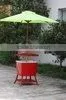 ice table cooler with umbrella
