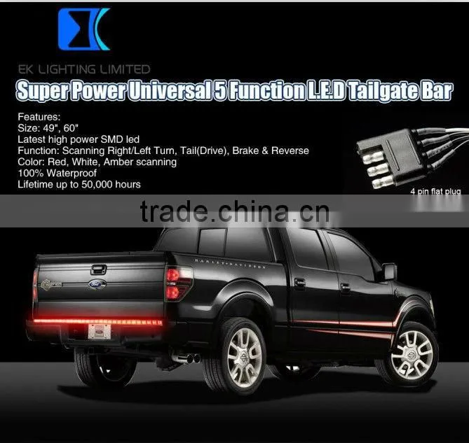LED Tailgate Fire Strip Brake Light led pickup trucks tailgate light bar/led truck tailgate lights