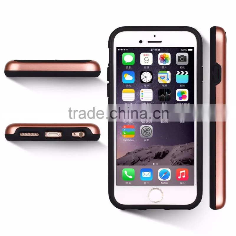 2016 New Style Best Price With Card Holder Function Mobile Phone Case,For Samsung S6 Edge Case