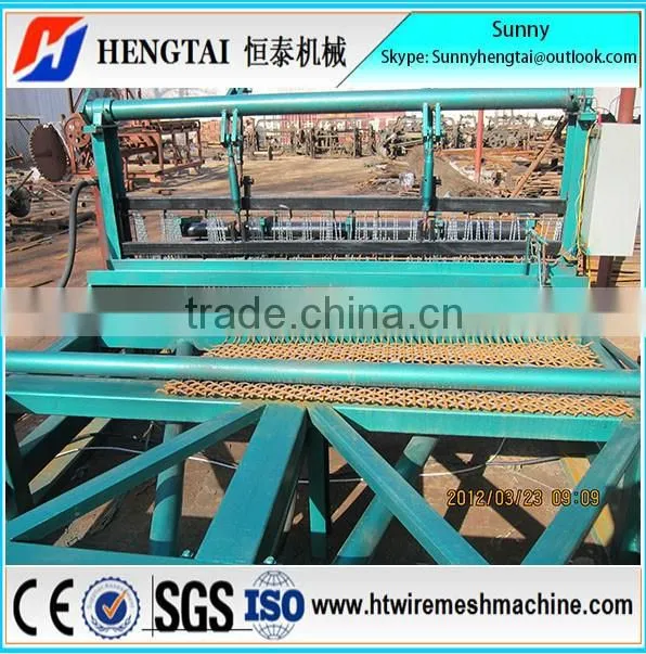 China Supplier Semi Automatic Crimped Wire Mesh Machine For Wire Screen