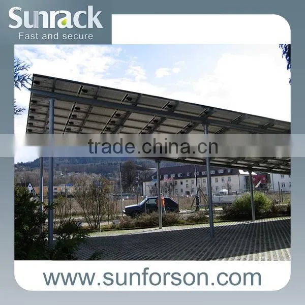newest design solar carport with aluminum frame
