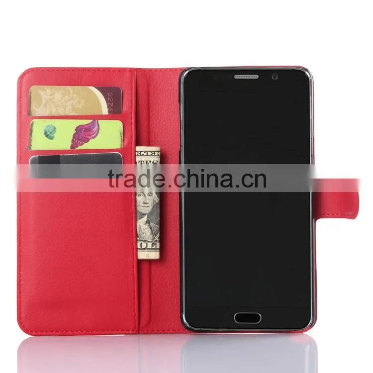 Wholesale Folio Stand Case for Samsung GALAXY Note 5 PU Leather Flip Cover with Wallet