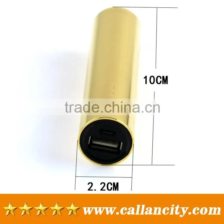 2016 China new product 24kt gold plating mobile gold power bank