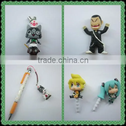 plastic cute student action figure