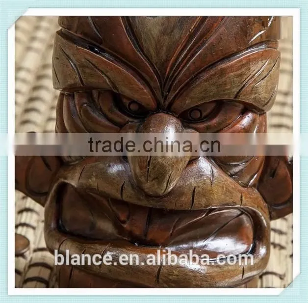 Resin Popolele Planet Tiki Figurine Coin Bank