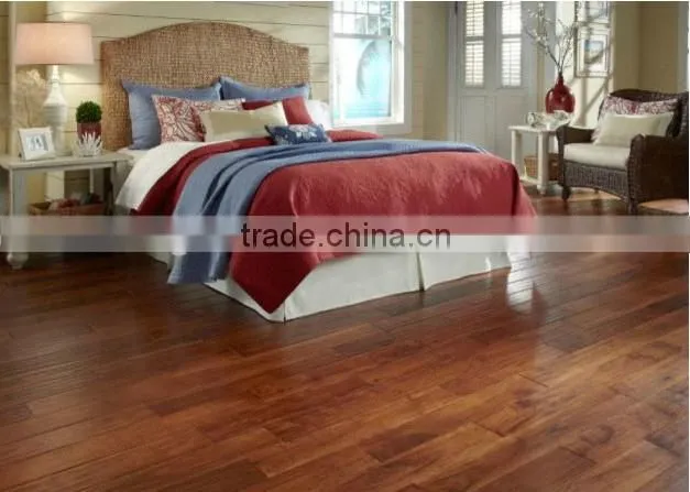 Urban Random Width Black Walnut Antique Handscraped ABCD Grade Engineered wood flooring