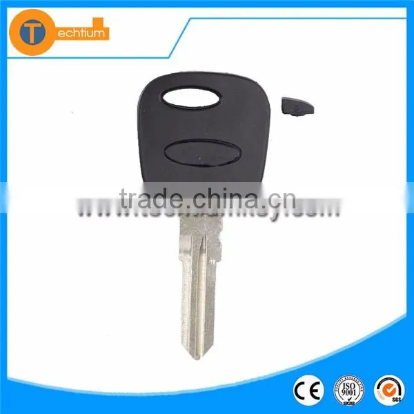 high quality transponder universal car key with logo and uncut blade for ford explorer mustang max