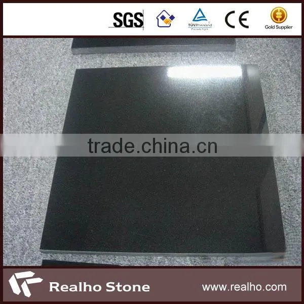 2015 most popular shanxi black granite slab black galaxy granite cosmic black granite