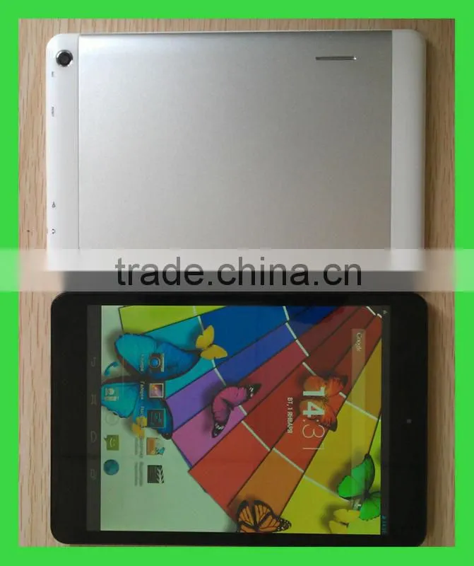 quad core phone calling tablet pc with 3g sim card slot built in MTK8382 quad core with 7.85 inch android 4.4 tablet pc