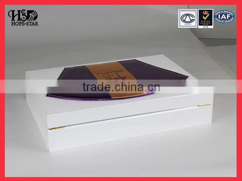 Custom Logo Display Fabric Cosmetic Packaging Leather Box For Gift