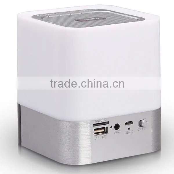 led lamp with bluetooth speaker with Alarm clock