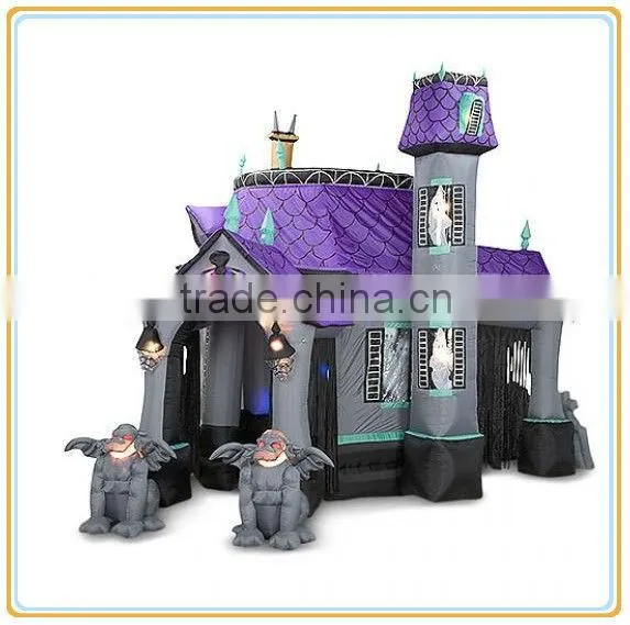Halloween Decoration Lawn Yard Inflatable Haunted Ghost Light
