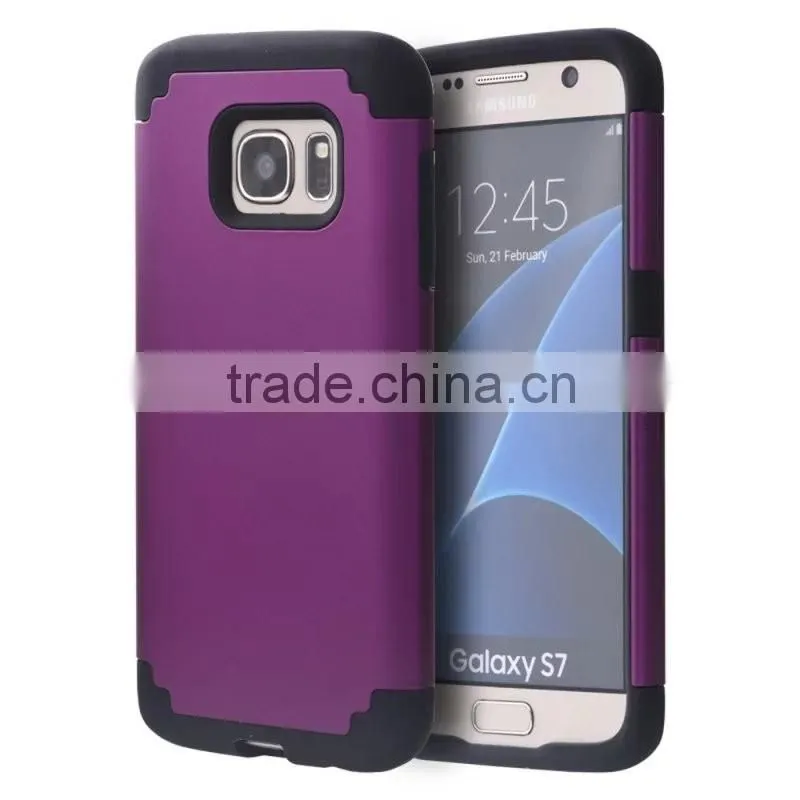 New Hybird TPU+PC Cover Ultra Thin 2 in 1 Shockproof Armor Robot Case for Samsung Galaxy S5 S6 S6edge S7 S7edge iPhone6 6s 6Plus