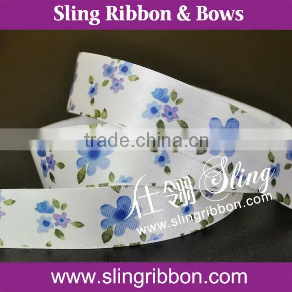 Ribbon Flowers Printed Ribbon Grosgrain Ribbon