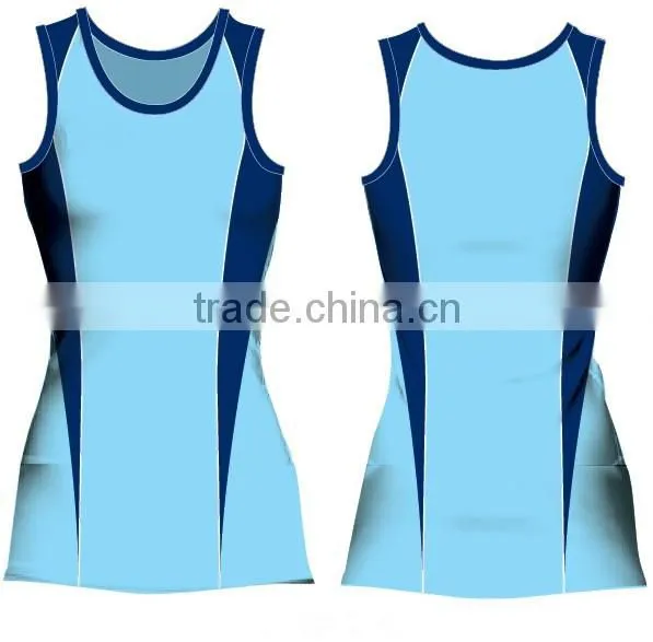 100%Polyster youth netball dress,tennis dress ,tennis uniform