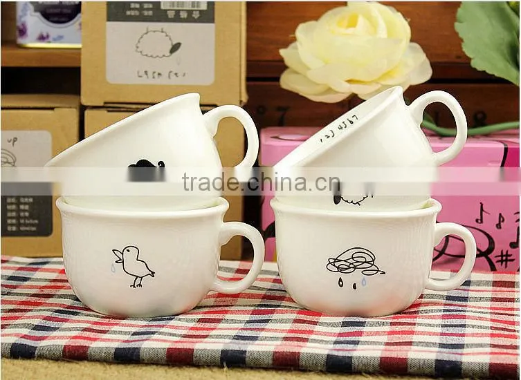Hotsale beautiful design and workmanship ceramic tea cup in cheap price