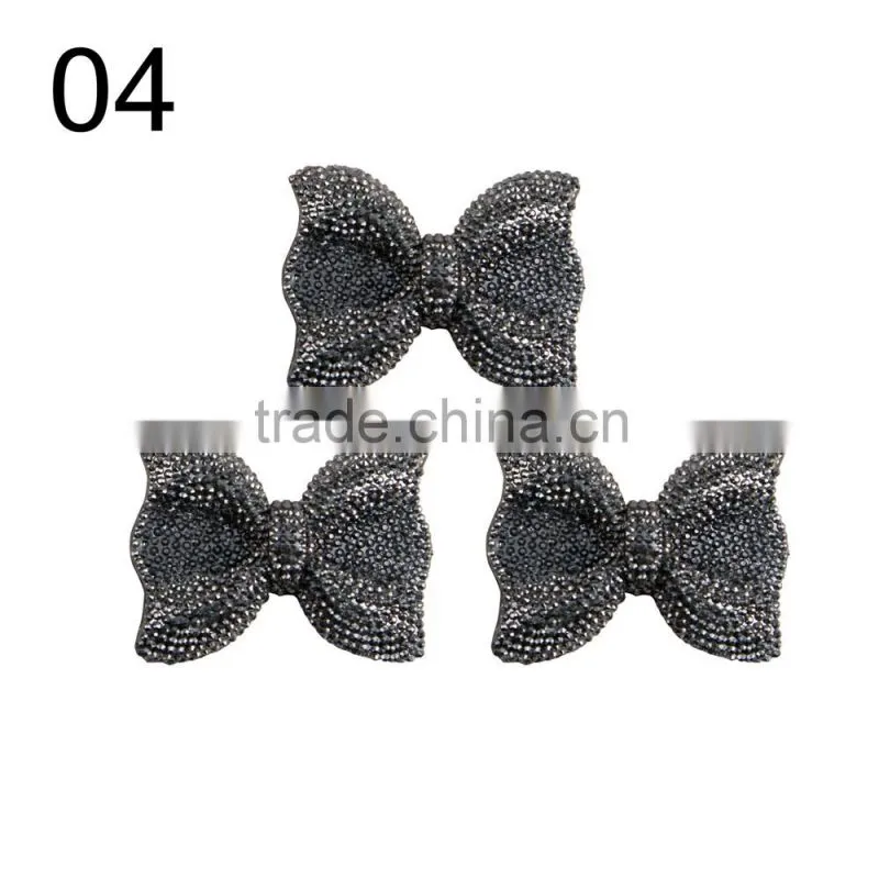 Wholesale kawaii hair resin bow/ bowknot cabochons