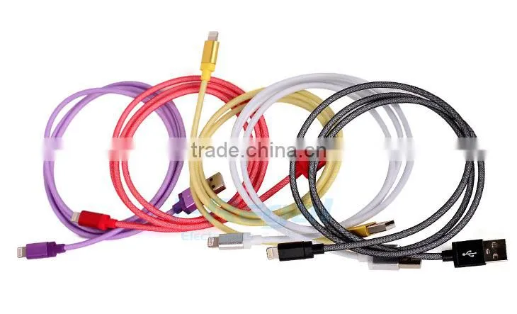 HOT Aluminum sell double side drawing usb cable for mobile phone