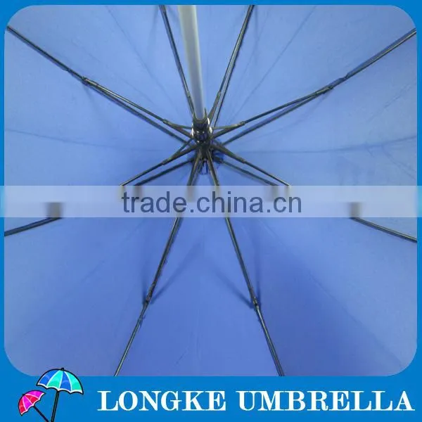 Professional umbrella manufacturer blue 190T polyester promotional golf umbrella auto open
