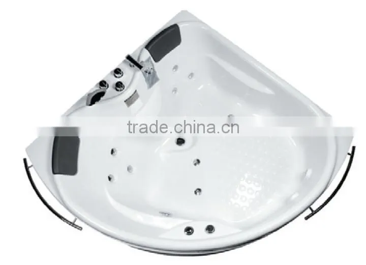 corner freestanding Acrylic cheap whirlpool massage bathtub