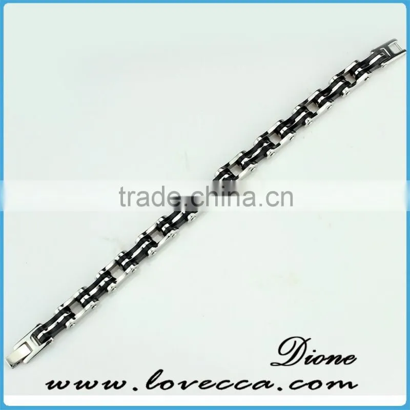 black stainless steel wire bracelet jewelry factory