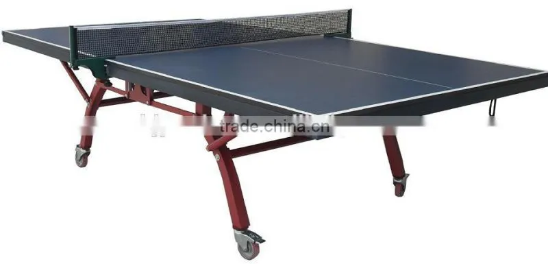 MDF indoor table tennis table double folding up moveable table tennis table for sale