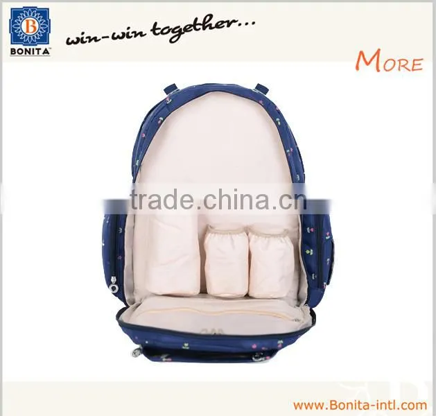 2016 popular portable fashion backpack diaper bag baby backpack