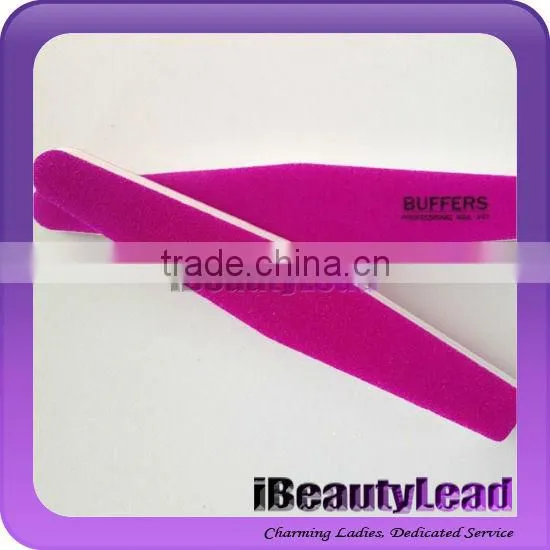 fashion nail file double sponge nail file with different colors