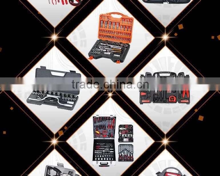 144pcs Different Kinds of Tools Hardware Tool Portable Metal Tool Case