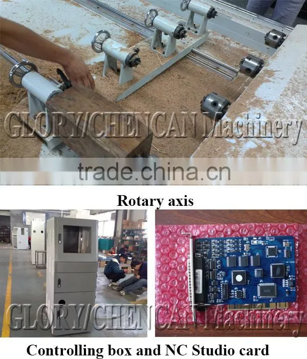 Rotary CNC Four Spindles CNC Router Machinery with 3D Engraving Function
