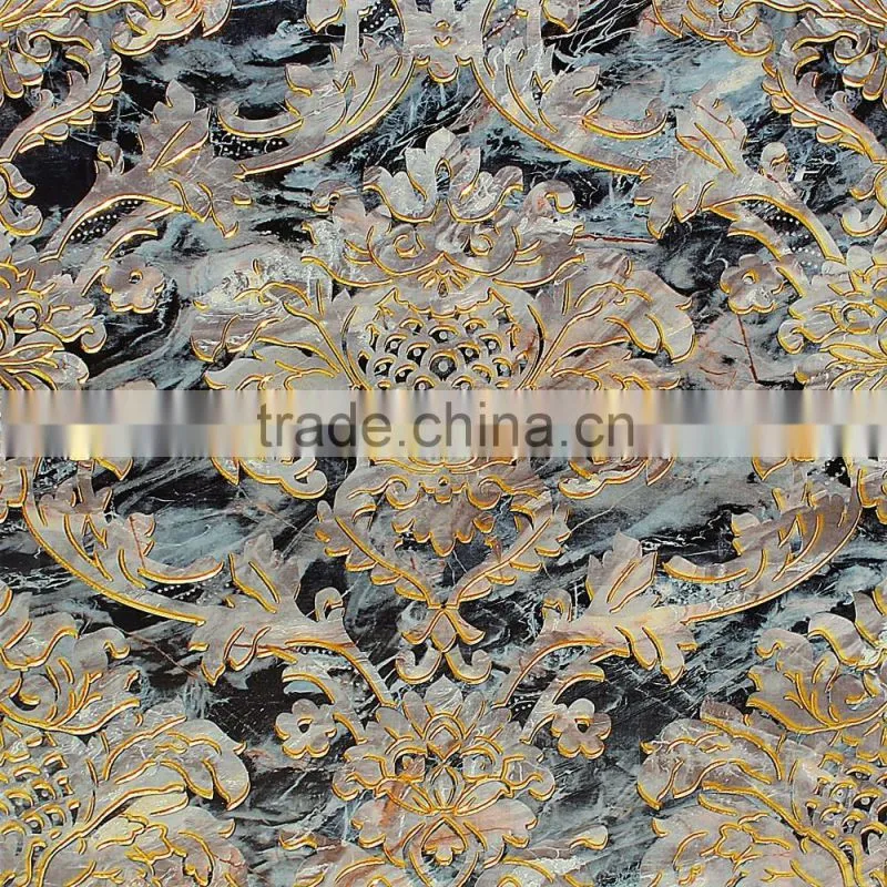 gilding keystone black walnut glazed porcelain floor tile