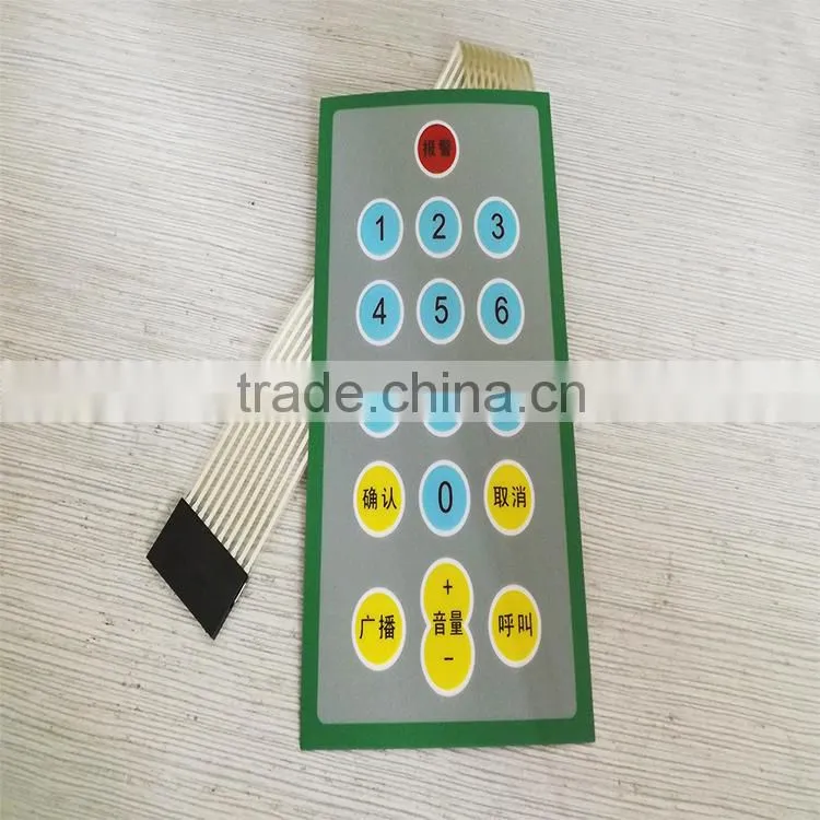 Membrane Switch for Beckhoff and Membrane keyboard for Beckhoff and power tool switch