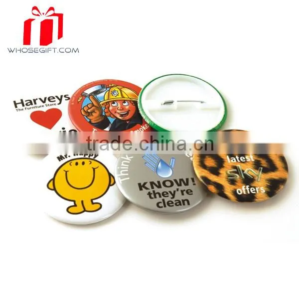 Promotion Button Badge with cmyk Printing crafts