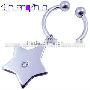 Fashion High Quality Blank Metal Keyrings / keyring