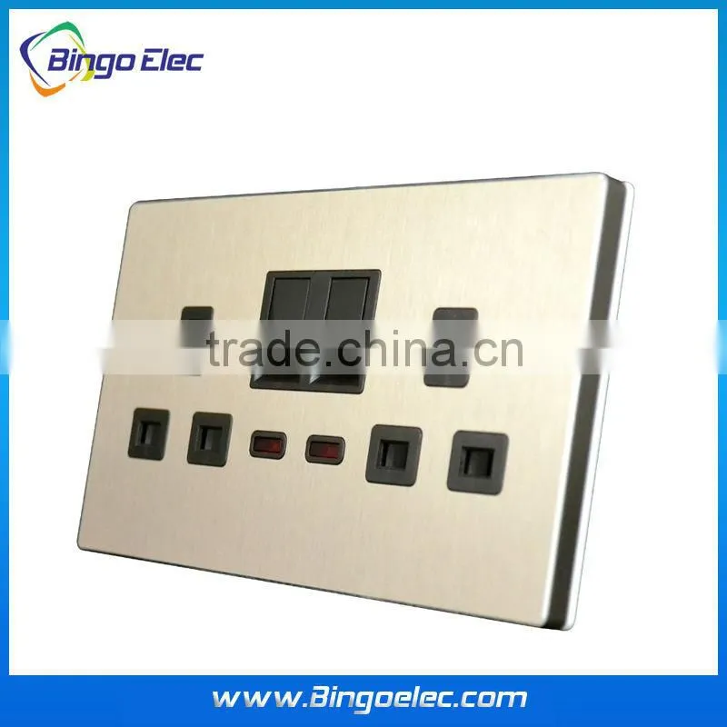 double gang 13amp switched socket