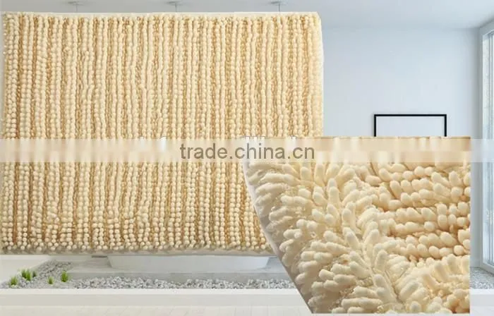 Shiny chenille bath mat,super soft microfibre door mat