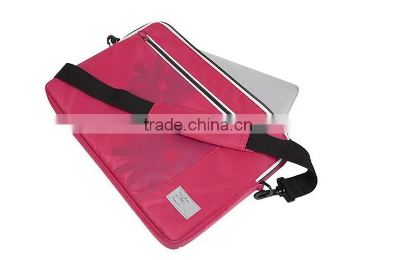 16 inch funky printing laptop sleeve single shoulder bag for girls